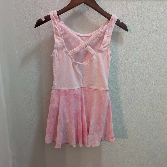 *10/$25* Girl's Xhilaration Pink Flower Skirted Dance Leotard - Size 7/8 - Picture 3 of 4
